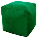 Фото №2 Пуфик Куб Зеленый Микровельвет