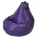 Фото №2 Кресло Мешок Груша Классический XL Фиолетовое Оксфорд