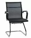 Фото №1 Офисное кресло для посетителей DOBRIN CODY MESH черный цвет основания хромированная сталь LMR-102N