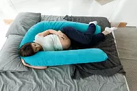 Фото №3 Подушка для беременных U-образная Бирюзовый мкв