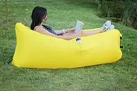 Фото №3 Надувной лежак AirPuf 200 Желтый
