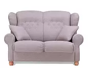 Фото №1 Ланкастер двухместный диван-кровать рогожка Аполло мокка