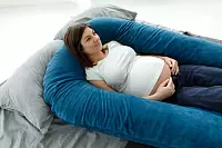 Фото №3 Подушка для беременных U-образная Синий мкв
