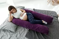 Фото №3 Подушка для беременных U-образная Фиолетовый мкв