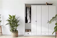 Стандартная глубина шкафа: оптимальные размеры мебели для хранения одежды