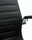 Фото №5 Офисное кресло для посетителей DOBRIN CODY черный хромированная сталь LMR-102N
