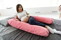 Фото №3 Подушка для беременных U-образная Розовый мкв