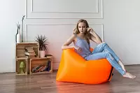 Фото №3 Надувное кресло AirPuf 100 Оранжевое