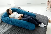 Фото №5 Подушка для беременных U-образная Синий мкв