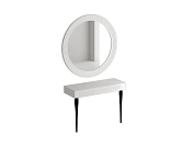 Фото №1 Туалетный столик с зеркалом Cloud, белый