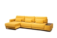 Фото №4 Модульный диван Милфорд 1.4 75 нубук LAMB mustard