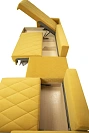 Фото №4 Модульный диван Милфорд 1.6 75 нубук LAMB mustard