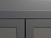 Фото №5 Стеллаж Caprio с ящиком и дверями, серый
