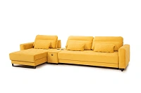 Фото №5 Модульный диван Милфорд 1.3 ПШ нубук LAMB mustard