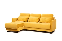 Фото №4 Модульный диван Милфорд 1.2 75 нубук LAMB mustard