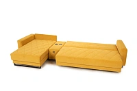 Фото №4 Модульный диван Милфорд 1.3 ПШ нубук LAMB mustard