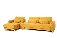 Фото №2 Модульный диван Милфорд 1.3 ПШ нубук LAMB mustard