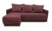 Оскар угловой диван-кровать красный