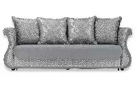 Дарем стандарт диван-кровать велюр Формула 994 жаккард Луиза Сильвер