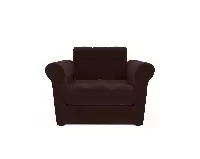 Кресло-кровать Гранд коричневый - Luna 092