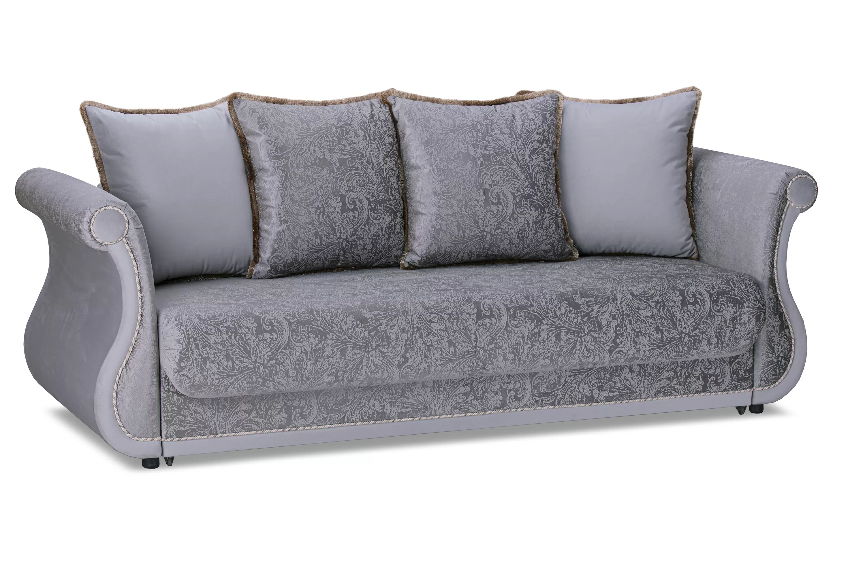 Дарем стандарт диван-кровать велюр Эмили Сильвер – купить товары по цене от84970.00 в Москве: быстрая доставка мебели в интернет-магазине РаменскойМебельной Компании RAMART DESIGN