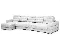 Модульный диван Николь 1.2 80 Серебристый