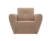 Кресло-кровать Квартет Велюр Бежевый Luna 061
