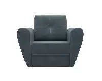 Кресло-кровать Квартет Велюр серо-синий HB-178 26