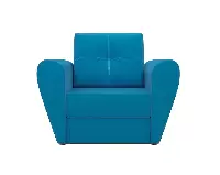 Кресло-кровать Квартет Рогожка синяя