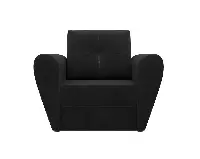 Кресло-кровать Квартет Велюр чёрный НВ-178 17