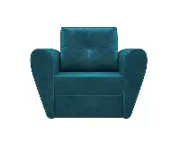 Кресло-кровать Квартет Бархат сине-зеленый STAR VELVET 43 BLACK GREEN