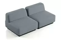 Фото №4 Сиб MOD1. модульный диван Экокожа Лайт Грей