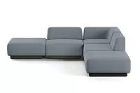 Фото №1 Сиб МОД5. угловой модульный диван Экокожа Лайт Грей