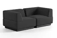 Фото №1 Сиб МОД3. модульный диван Экокожа Блэк
