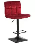 Барный стул Dobrin Dominic бордо велюр MJ9-43
