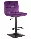 Фото №2 Барный стул Dobrin Dominic фиолет велюр MJ9-58