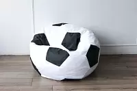 Фото №2 Кресло Мяч Бело-Черный Оксфорд