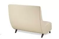 Фото №4 Овале двухместный диван без подлокотников Экокожа Санд грей опоры цвет 7