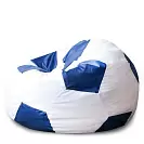Фото №1 Кресло Мяч Бело-Синий Оксфорд