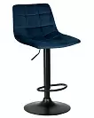 Фото №1 Барный стул Dobrin Tailor black lm-5017 синий велюр MJ9-117