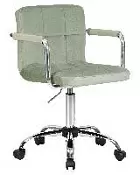 Офисное кресло для персонала DOBRIN TERRY LM-9400 мятный велюр MJ9-87
