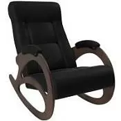 Кресло-качалка Модель 4 без лозы Vegas Lite Black Орех