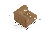 Фото №5 Сиб угол Экокожа Фокс