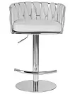 Фото №2 Барный стул DOBRIN Oscar LM-9797 серая ткань основание хром