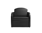 Кресло-кровать Малютка Экокожа черная