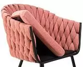 Фото №3 Стул обеденный DOBRIN MATILDA цвет сиденья розовый LAR-275-10 цвет основания черный