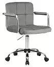 Фото №1 Офисное кресло для персонала DOBRIN TERRY LM-9400 серый велюр MJ9-75