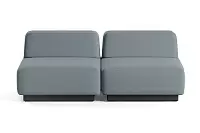 Фото №3 Сиб MOD1. модульный диван Экокожа Лайт Грей