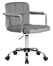 Фото №3 Офисное кресло для персонала DOBRIN TERRY LM-9400 серый велюр MJ9-75