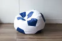 Фото №2 Кресло Мяч Бело-Синий Оксфорд